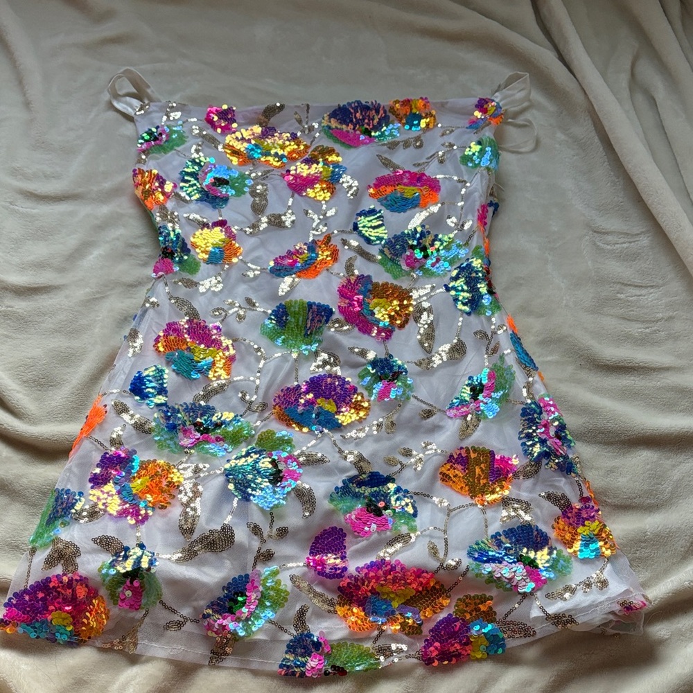 Selfie Leslie Sequin Mini Dress